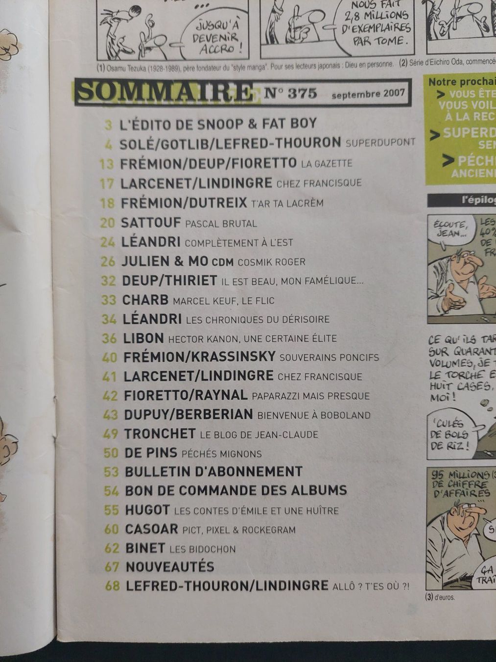 Fumetti: Fluide Glacial No 375 Sept. 2007 BE+ – Usato da Genève venduto da Blu_BD 2