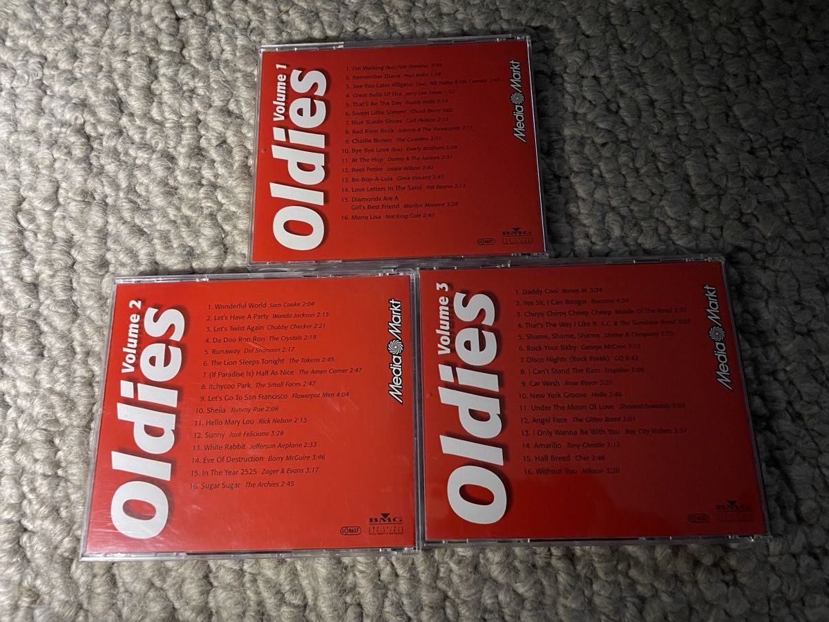 CD: 3x MEDIA MARKT Oldies Volume 1/2/3 – Nuovo (secondo la descrizione) da Reinach AG venduto da trigger7811 2
