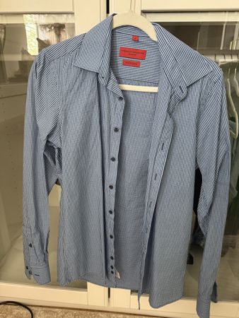Hemd FINSLEY & HARDING Slim Fit Kariert Grösse 38