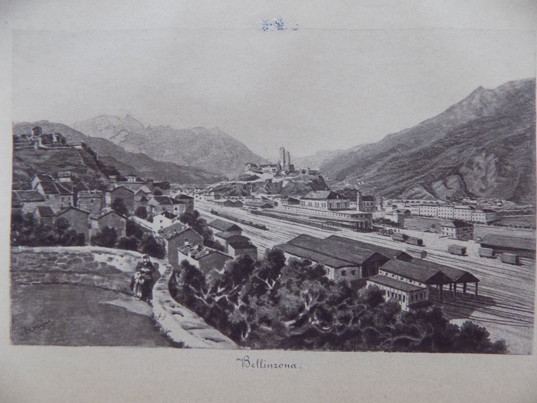 Gravures: Bellinzona Ticino – D'occasion à Risch par Rischli15 1