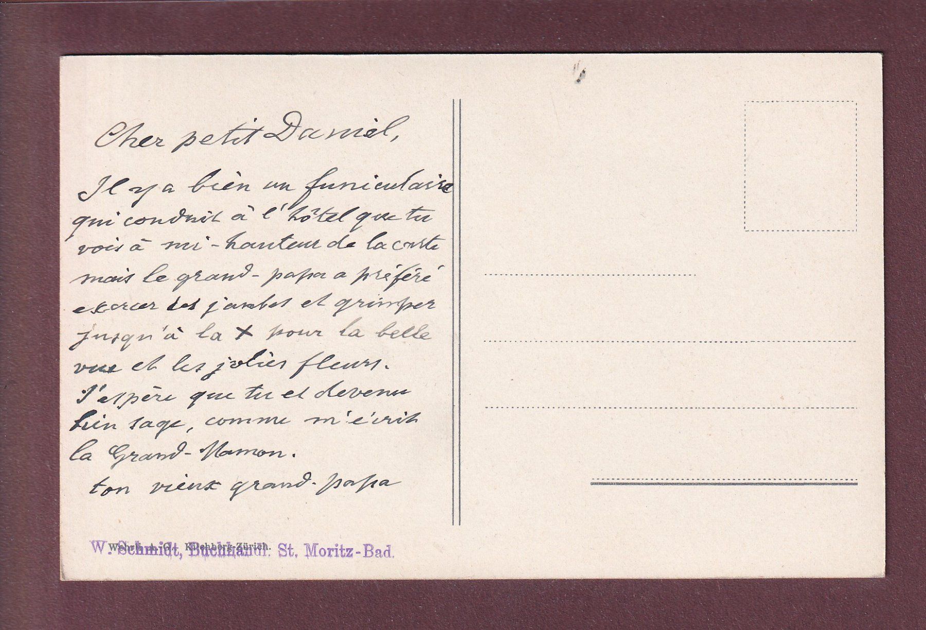 Cartoline postali: ST. MORITZ vom Hahnensee aus – Usato da Pully venduto da nicecards 1