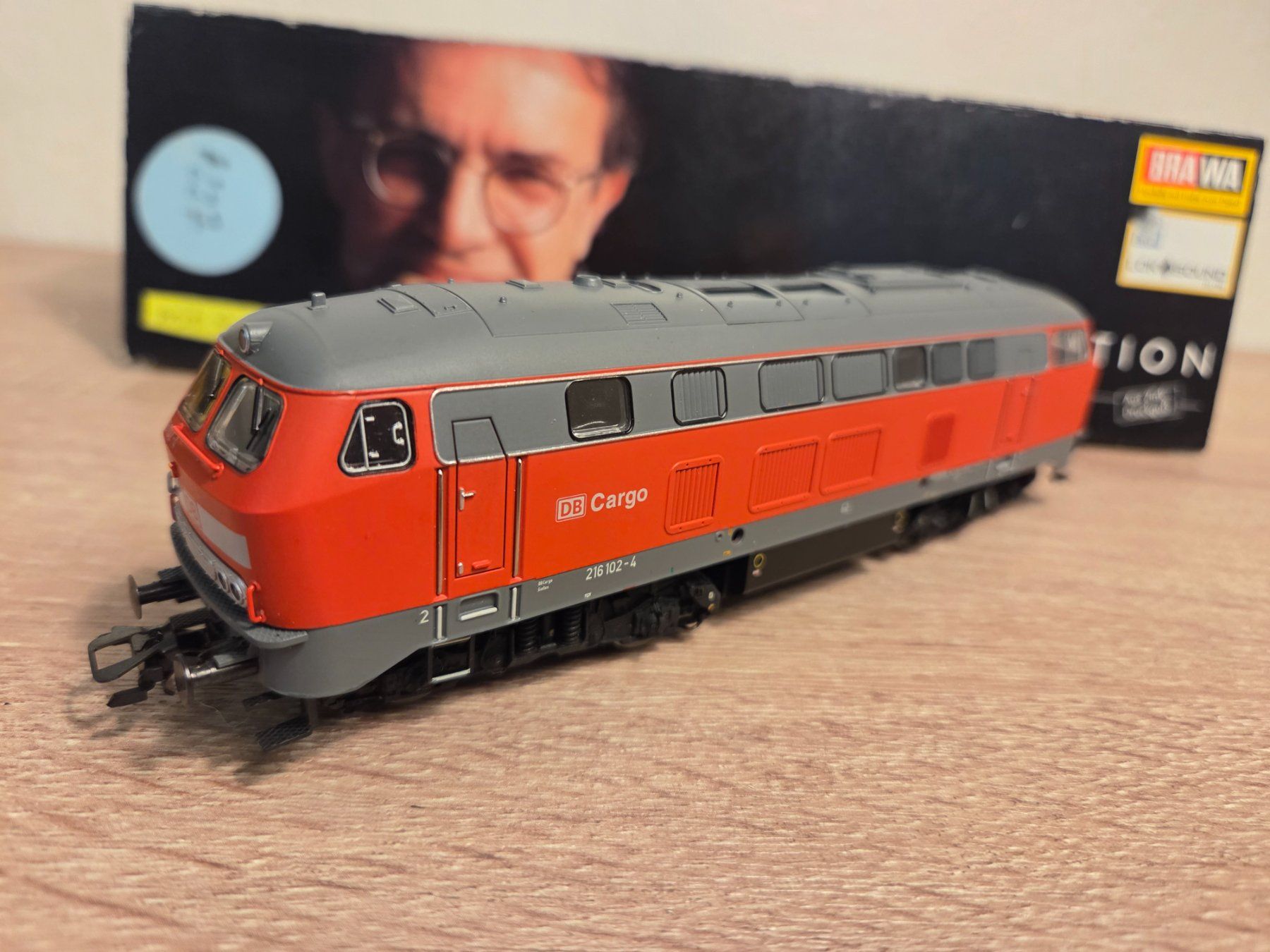 Brawa Modellini di ferrovie: Brawa 0384 Diesellok BR 216 DB H0 – Usato da St-Aubin-Sauges venduto da Lo_Go 2