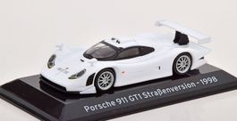 Porsche 911 GT1 Strassenversion 1998 weiss   1:43 von Altaya