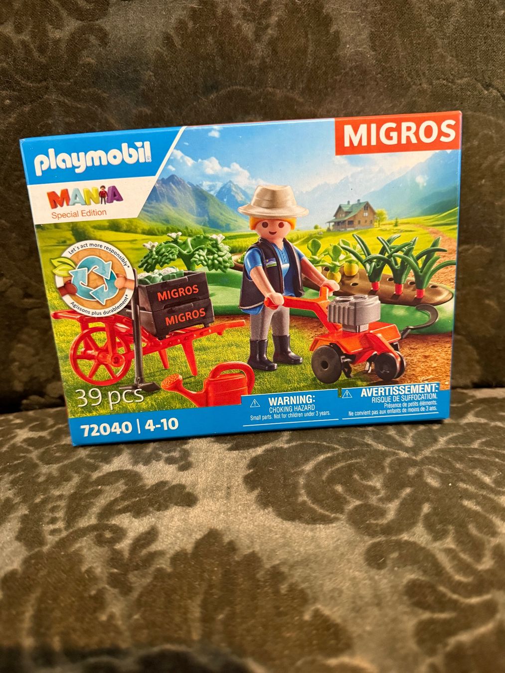 Playmobil Giocattoli: Playmobil Gemüsebauer Migros Mania – Nuovo e nell'imballaggio originale da Schaan venduto da chinchillali