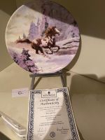 Wedgwood Wandteller "Fire and Ice", Zertifikat, Winter 57
