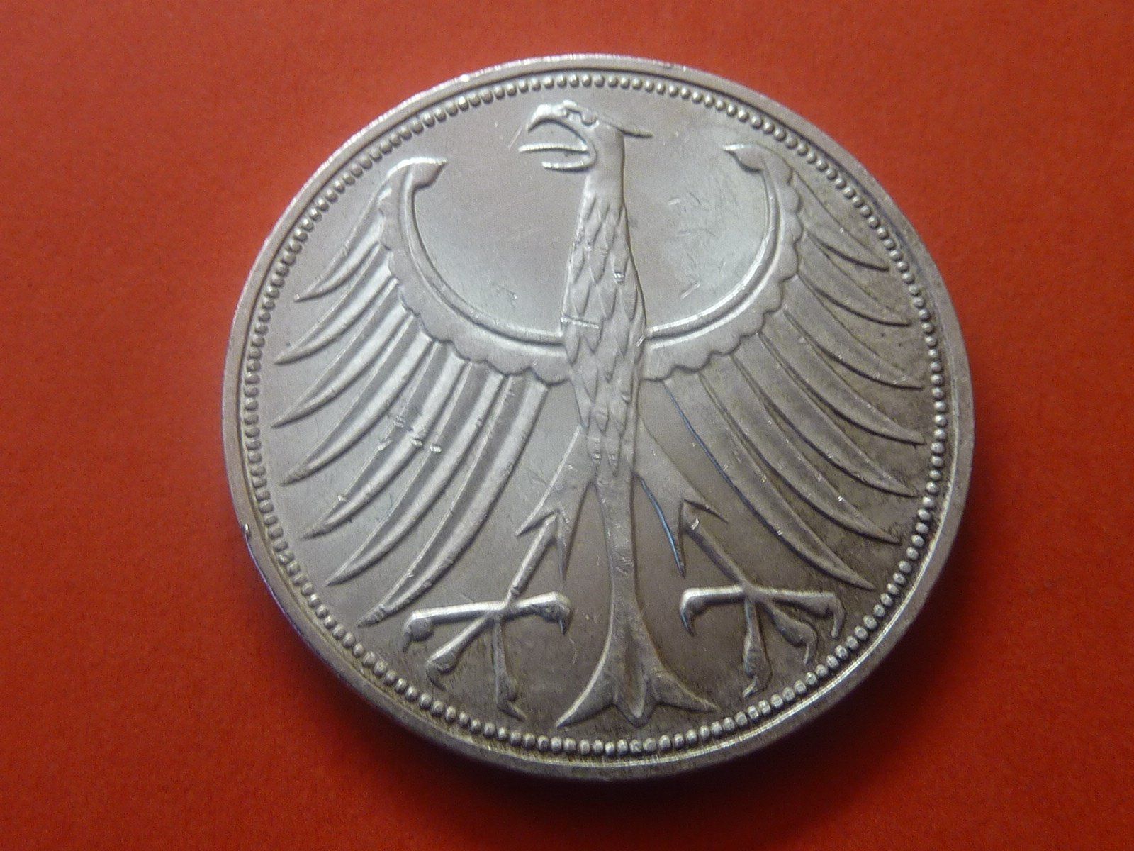 Tutti le monete: SILBERADLER 5 DEUTSCHE MARRK 1974 – Usato da Seon venduto da aee_7gpz