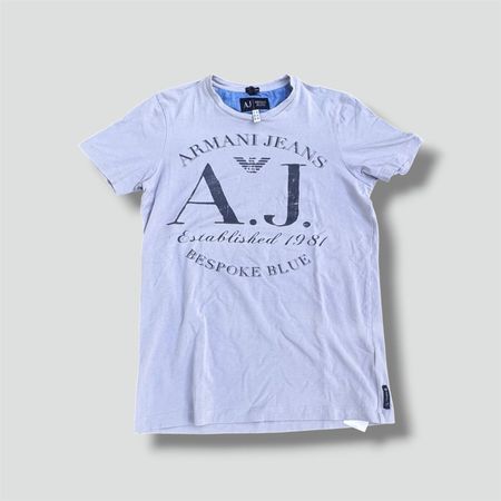 Armani Jeans Bespoke blue vintage T-shirt