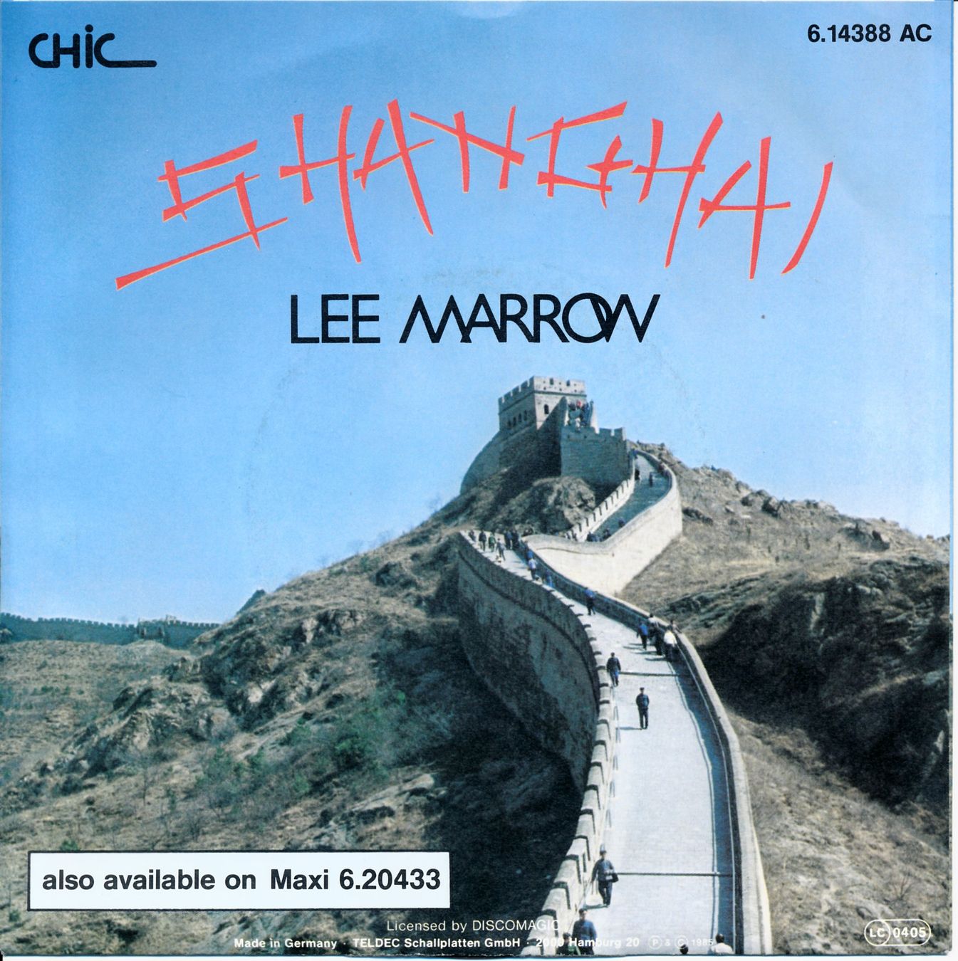Schallplatten: LEE MARROW - SHANGHAI (7'' Vinyl Single NM) – Gebraucht aus Hedingen von Studers 1