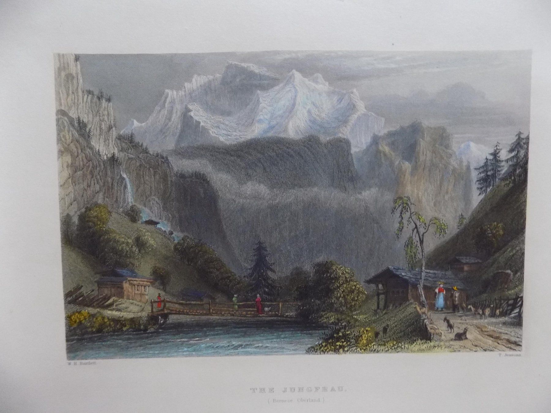 Stiche: Jungfrau von Bartlett koloriert – Gebraucht aus Risch von Antikfee 2