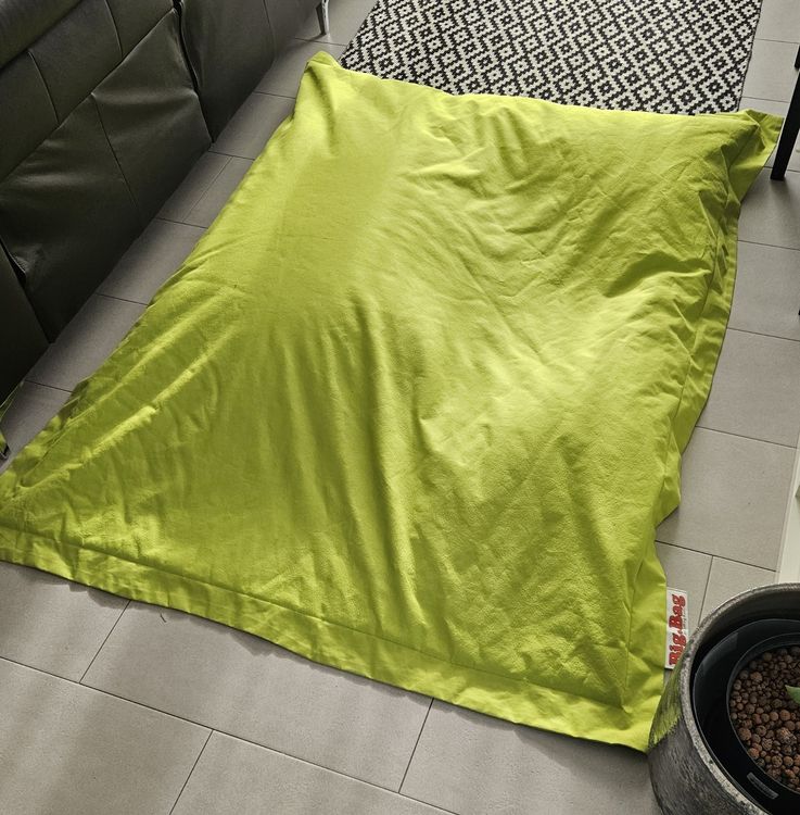 Sitzsack Big Bag in Hellgrün ca. 130 x 170cm 2