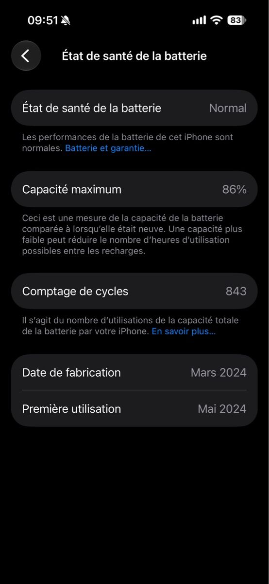 Apple Telefoni cellulari / Smartphones: iPhone 15 Pro 512Go - batterie 86% – Usato da Posieux venduto da sud_7zsh 2