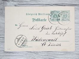 CL04 Carte Postale + Timbre Allemagne 1900