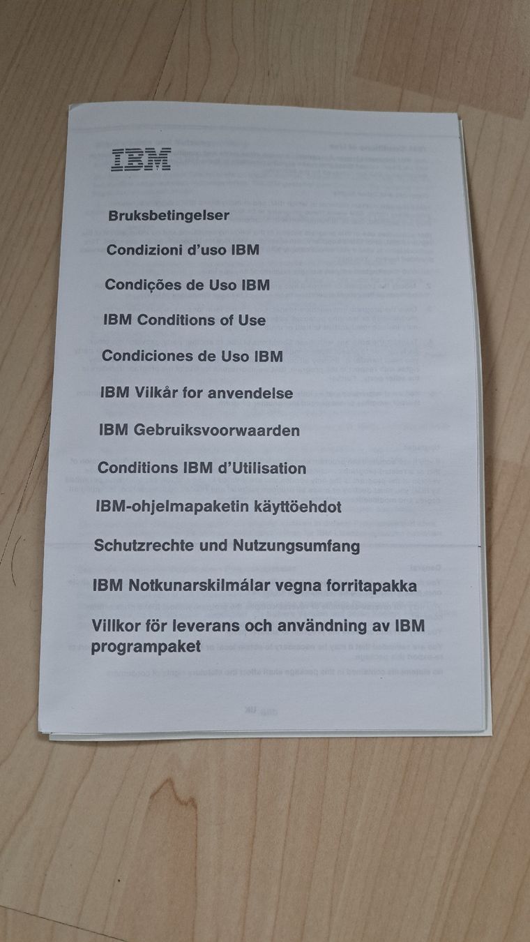 IBM Software: IBM Computer Software Microsoft DOS Version 5.0 - NEU – Neu (gemäss Beschreibung) aus Muttenz von  3