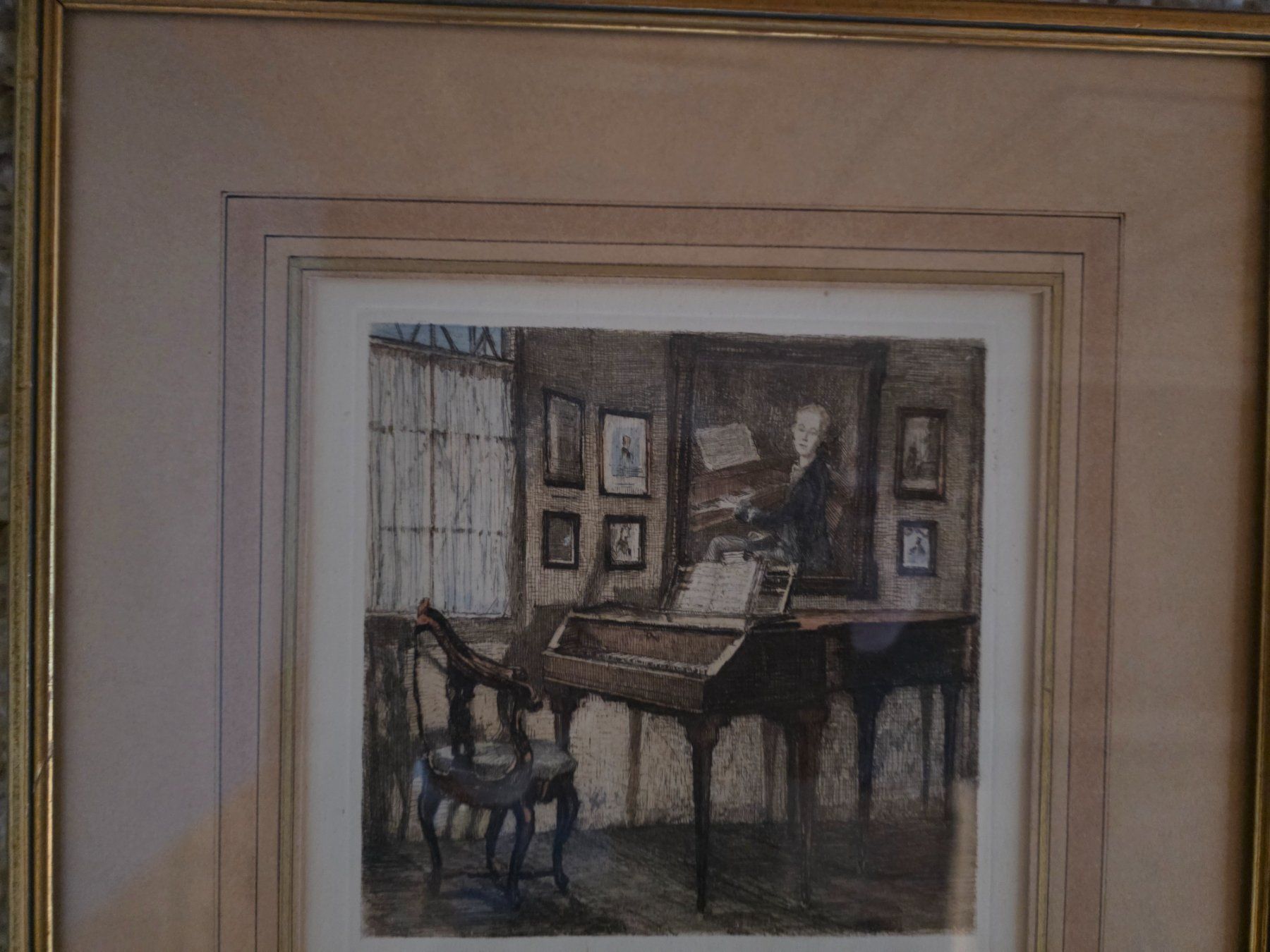 Dipinti: Bild - Radierung W.A. Mozart – Usato da Walterswil BE venduto da Lonitti 4
