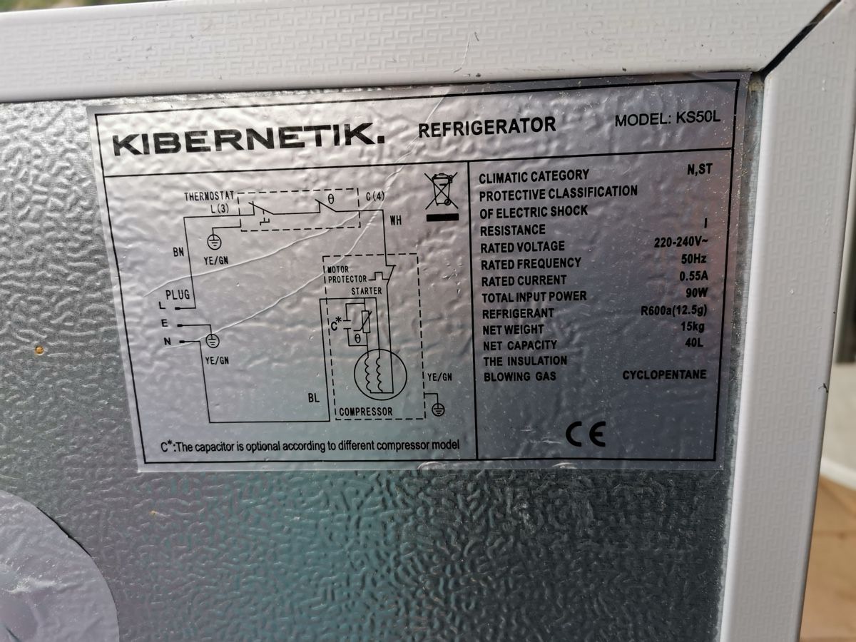 Kibernetik Frigoriferi: Mini-frigo compact Kibernetik 40L – Usato da Ollon VD venduto da Mmarsu 2