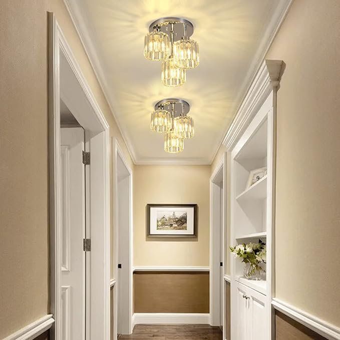 Lampadari & plafoniere: Kristall Kronleuchter Deckenleuchte Glas Pendelleuchte – Nuovo e nell'imballaggio originale da Zürich venduto da NovaDen 4