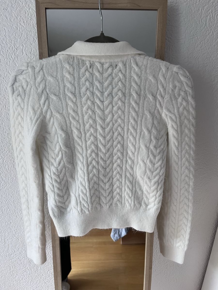 Pullover & Sweatshirts: FB Sister Pullover mit Kragen weiss Gr S  – Gebraucht aus Zürich von nat_yds5 1