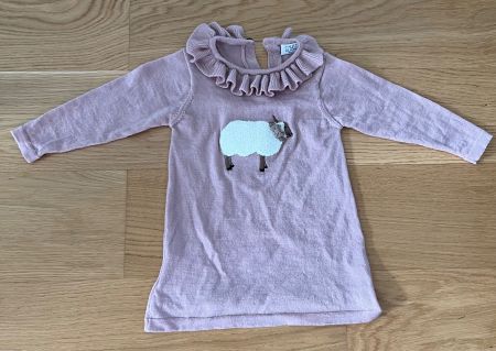 Kleid aus Wolle Gr. 74 9M Hust & Claire