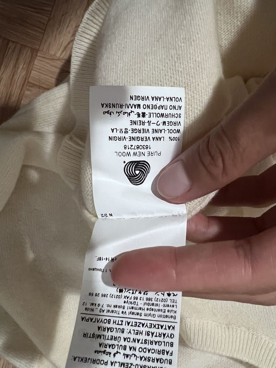 Benetton Maglioni & Felpe: Merinopullover Benetton| cremeweis| Gr.S|  – Usato da Hinterkappelen venduto da _G-G_ 6