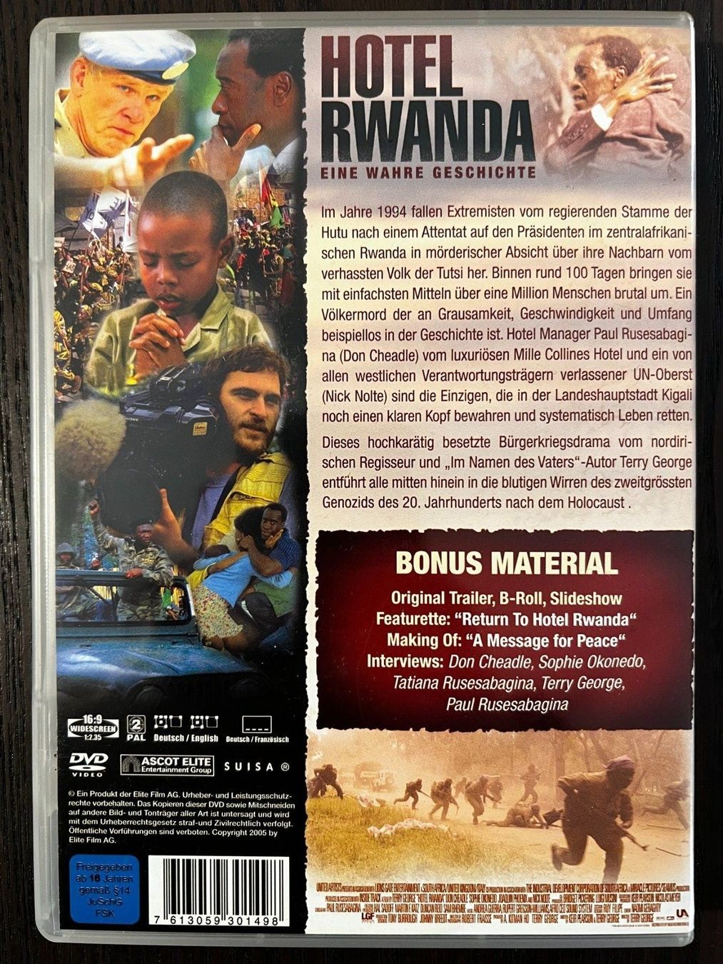 Tous les DVDs: Hotel Rwanda – D'occasion à Zürich par FilmFreunde 1