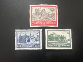 Drittes Reich Generalgouvernement MNr. 63-65  *  (4787)