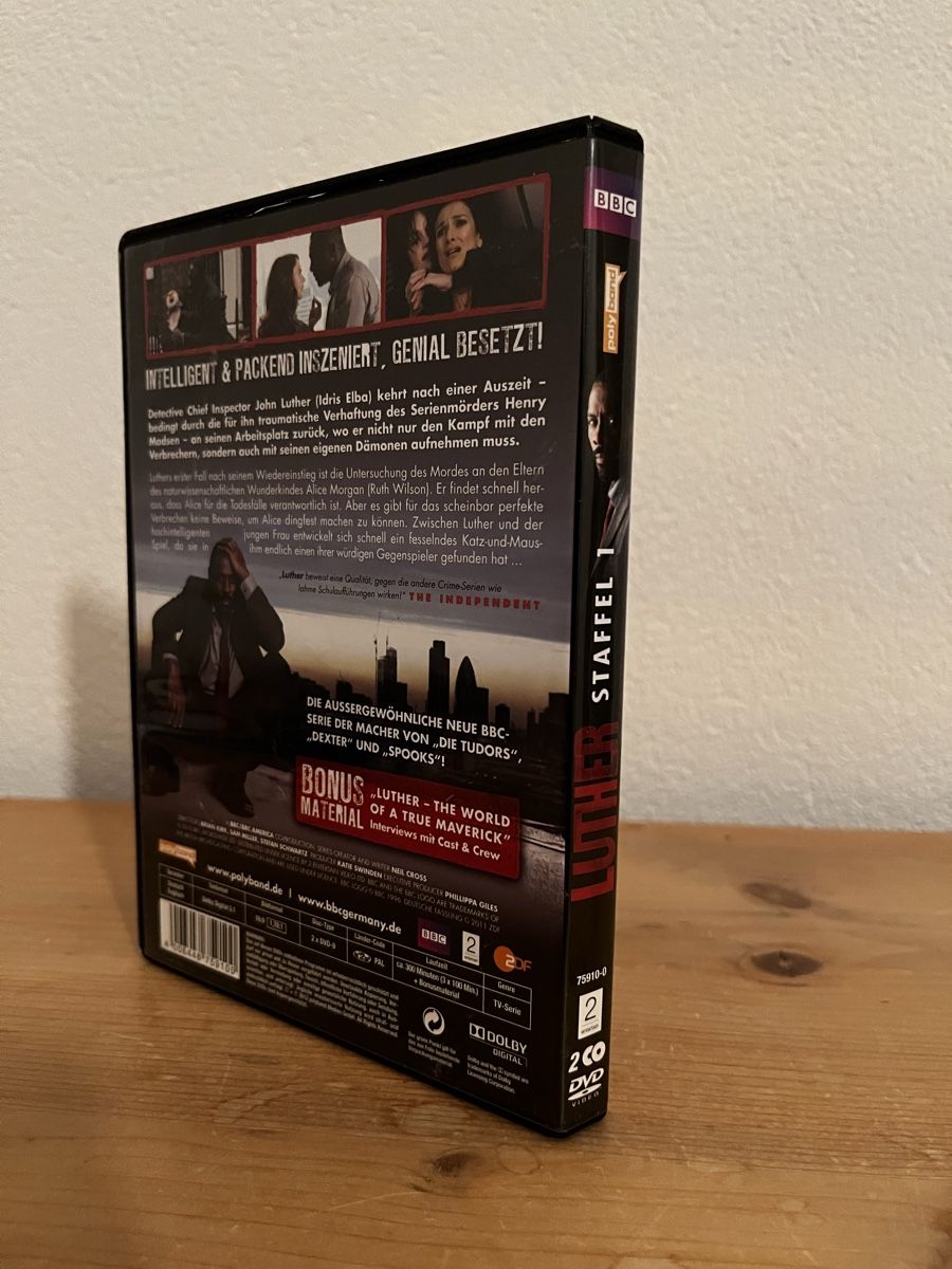 Tutti i DVDs: Luther - Staffel 1 (2 DVDs) – Usato da Bassersdorf venduto da McRob00 2