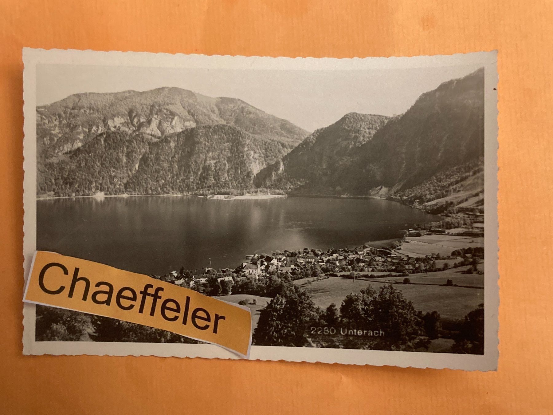 Cartoline postali: 2290 Unterach – Usato da Zürich venduto da Chaeffeler