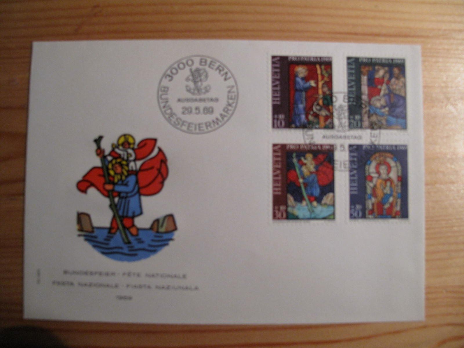 Tutti i francobolli: Pro Patria 1969 FDC – Usato da Wil SG venduto da fva01