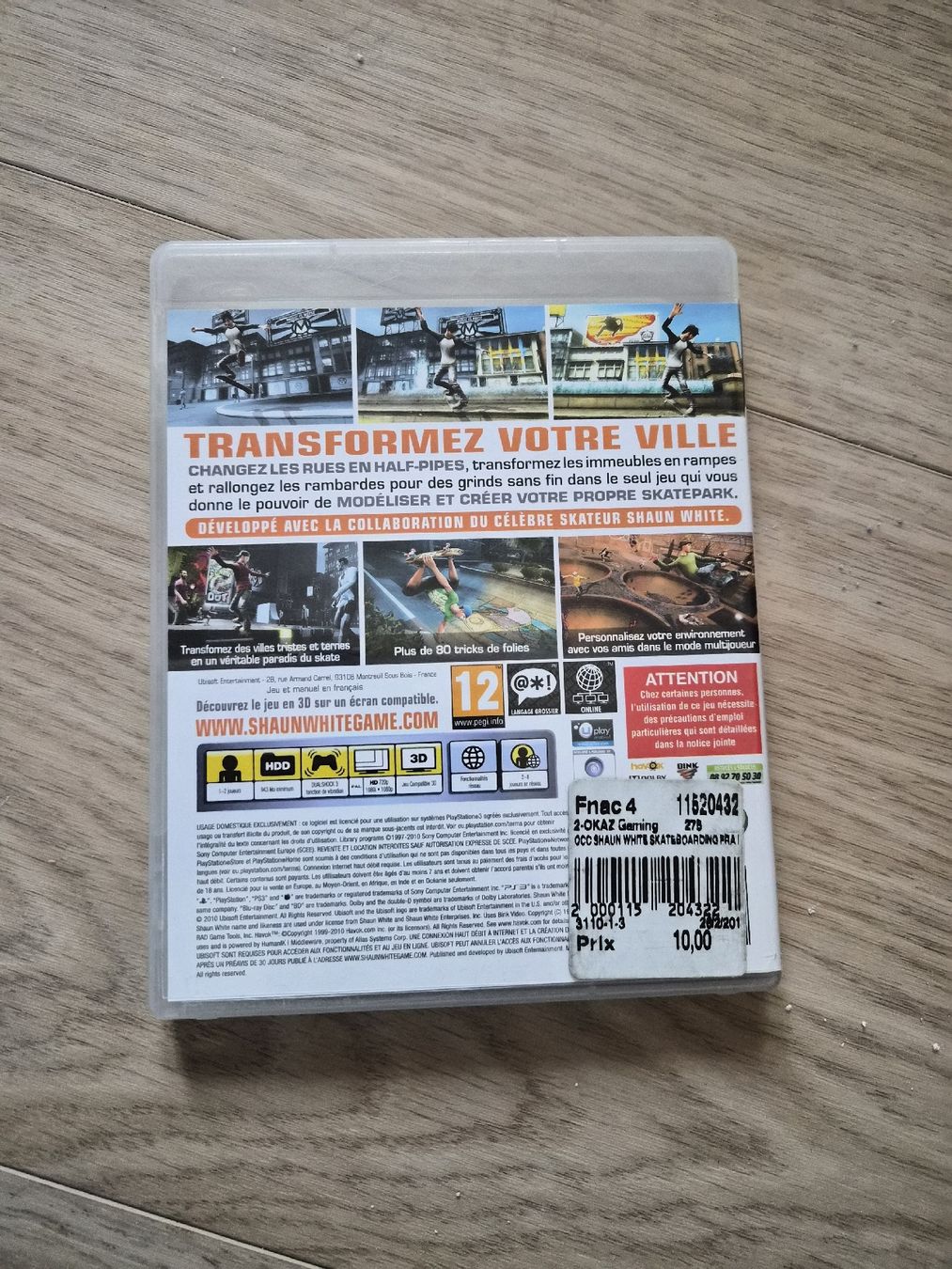 Sony Giochi: Shaun White Skateboarding PS3 - – Usato da La Joux FR venduto da car_ck96 2
