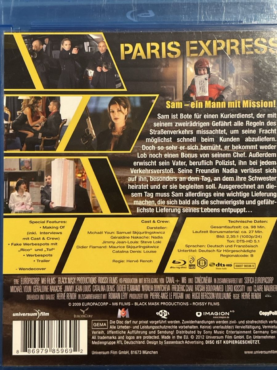 Tutti i DVDs: Paris Express (2010) – Usato da Waldenburg venduto da Gonzo8 1