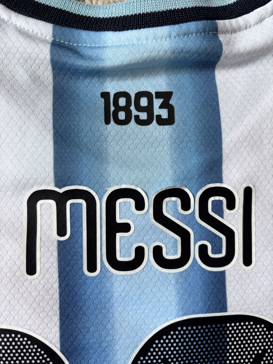 Leibchen & Hosen: Messi Argentinien Trikot Home Gr. L – Gebraucht aus Röschenz von mplush 4