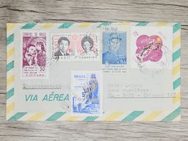 CL06 Enveloppe + Timbre Brésil 19xx