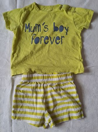 Ensemble chemise + short pour garcon taille 56