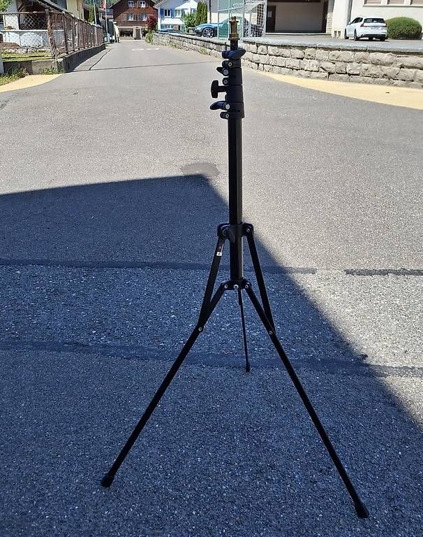 Treppiedi & Teste: Vintage Manfrotto Studio Stativ schwarz – Usato da Rüti ZH venduto da Liliane_market 5