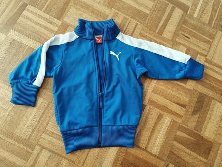 Puma Trainerjacke Gr 68 Sport Pullover Baby blau wie neu