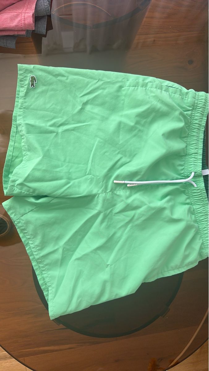 Lacoste Costumi da bagno: Short de bain Lacoste vert – Usato da Founex venduto da reb_fws9