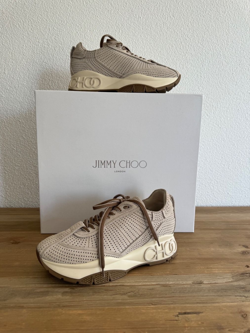 Jimmy Choo Damenschuhe: Jimmy Choo Sneaker Raine Leder Gr. 38 – Neu (gemäss Beschreibung) aus Dänikon ZH von rh7_xmx2 1