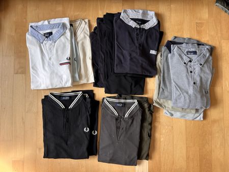 16 Fred Perry Polo Shirts Set Gr. L Top Zustand Kleiderpaket