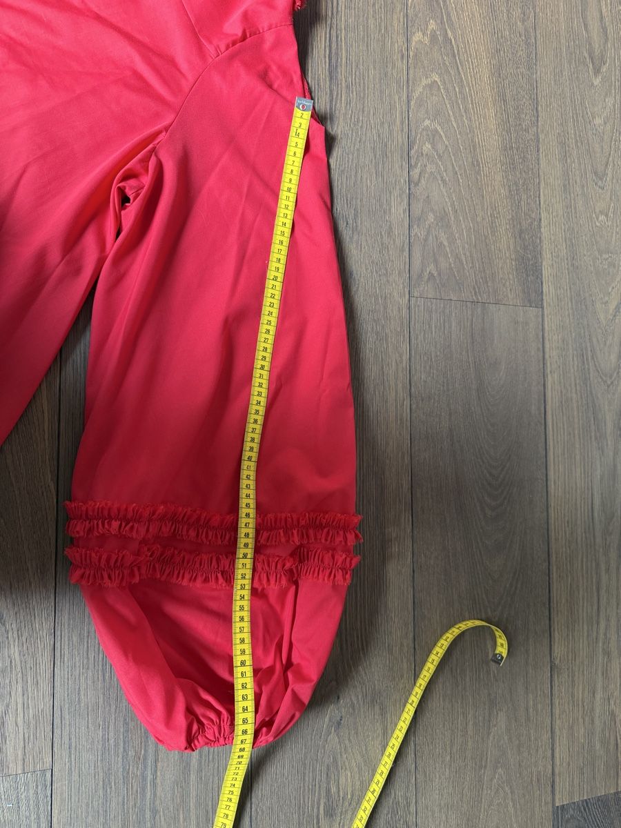 Vestiti: Designer Rotes Kleid mit Rüschen, Grösse S – Nuovo (secondo la descrizione) da Maur venduto da my_private_sale 6