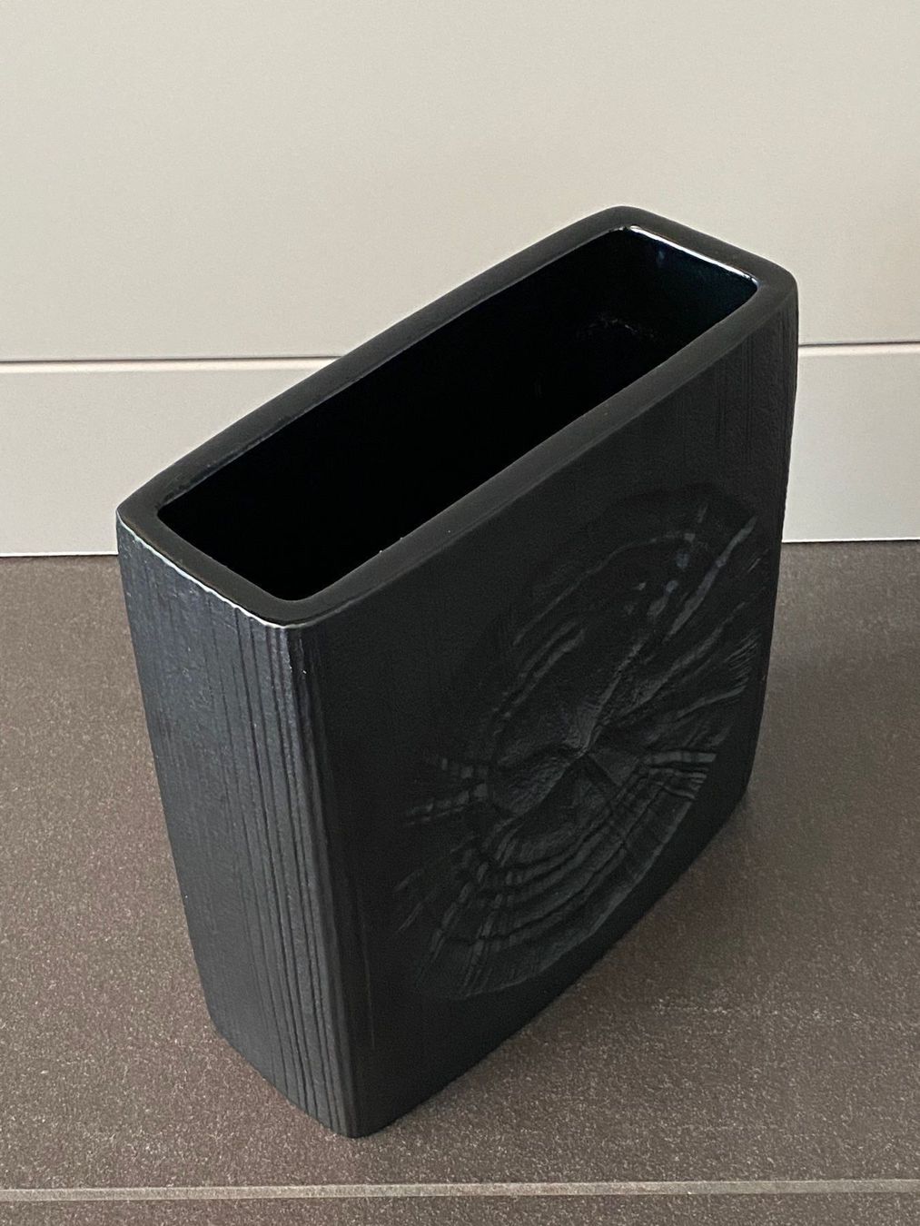 Rosenthal Vasi & Recipienti: Rosenthal Martin Freyer Vase schwarz – Usato da Oberwil BL venduto da NiceSwitzerland 2