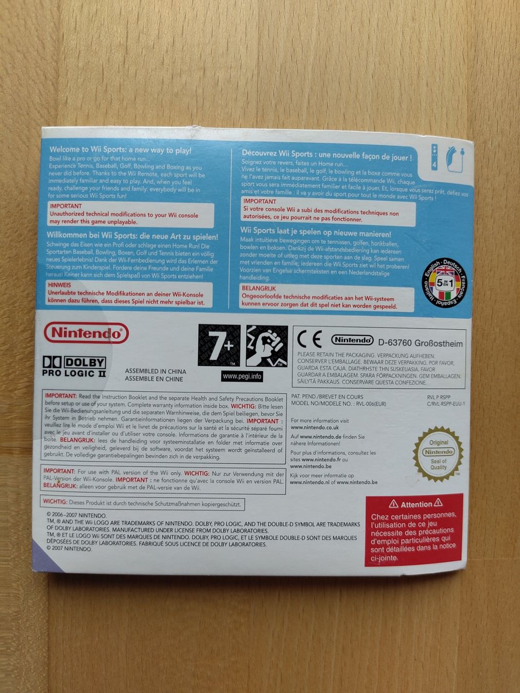 Nintendo Spiele: Wii Sports - Nintendo Wii – Gebraucht aus Gümligen von urw_62l5 1