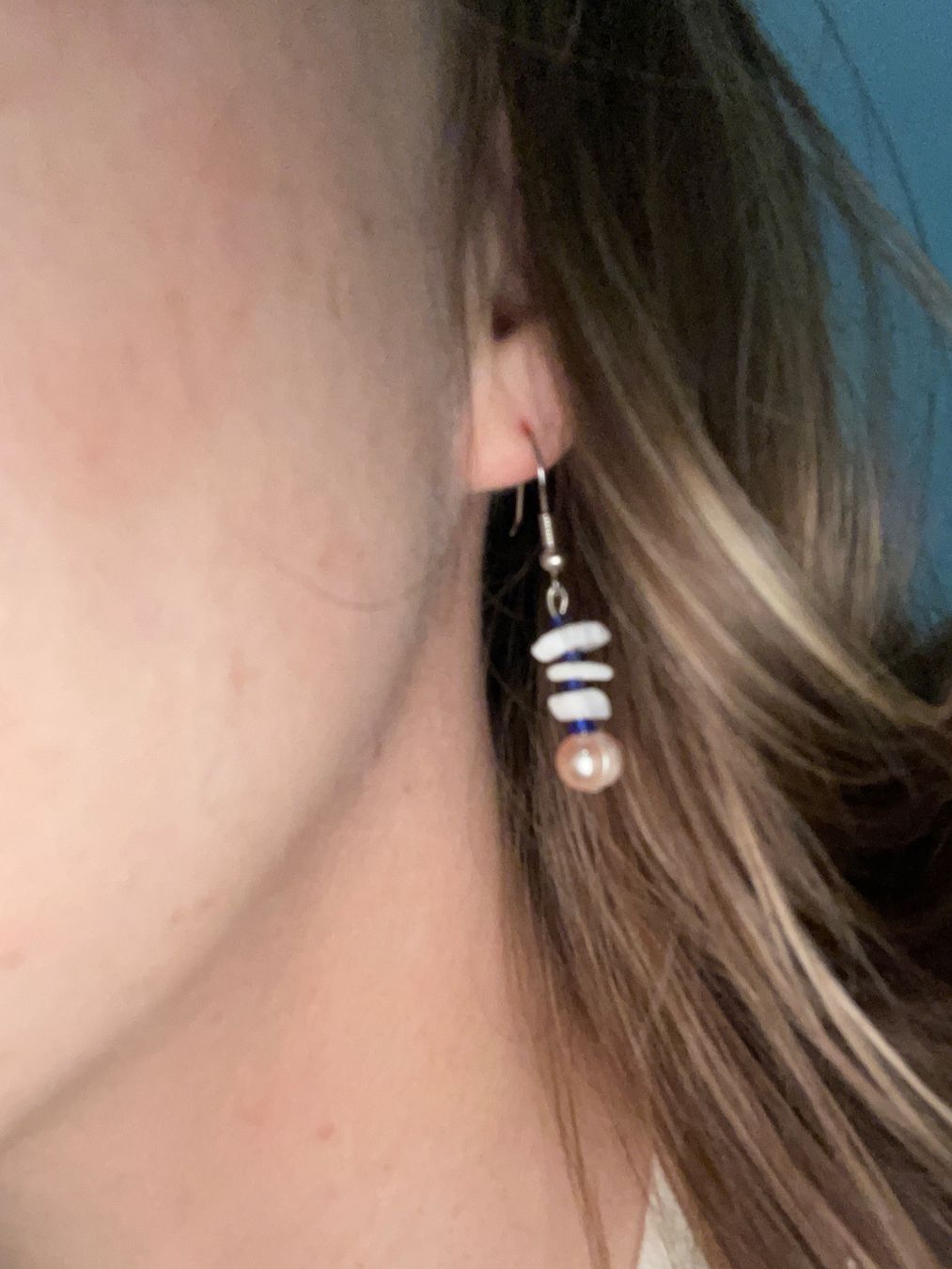 Orecchini pendenti & Orecchini a lobo: ALLES RAUS Ohrringe Perlen handgemacht – Nuovo (secondo la descrizione) da Kloten venduto da simones.thriftshop 3