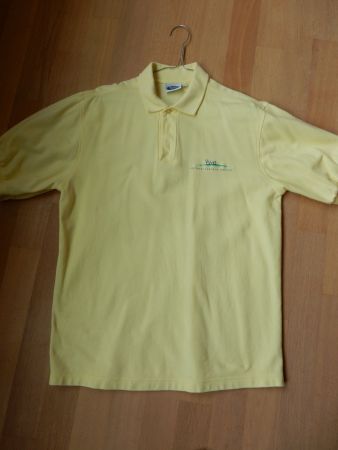 Poloshirt gelb M/L von Whale/Switcher 100% Baumwolle T-shirt