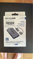 Wavlink USB-C 3.1 to Dual HDMI Adapter New