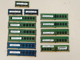 RAM Arbeitsspeicher DDR3 / DDR4
