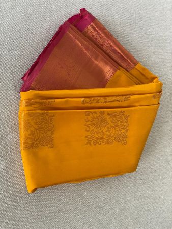 Magnifique sari, saree indien en mélange de soie