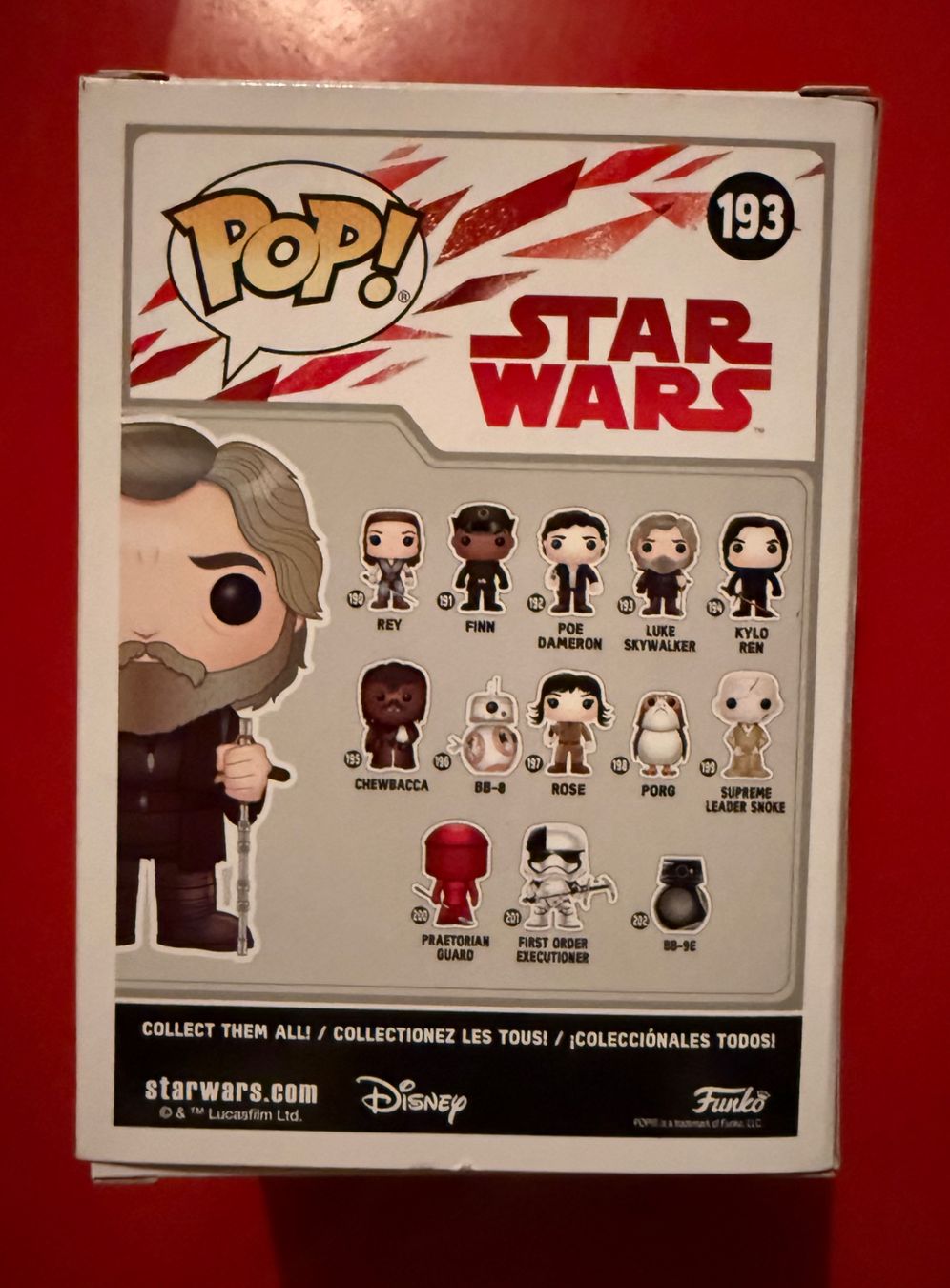 Funko Figuren: Funko Pop! Star Wars VIII - Luke Skywalker – Neu und originalverpackt aus Moudon von CollectorGeek 2