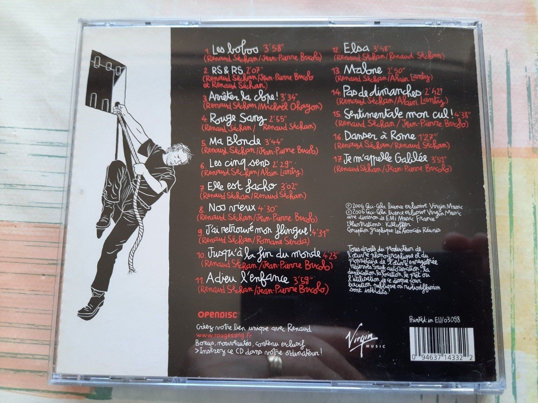 CD: Cd Renaud - Rouge Sang  – Usato da Pully venduto da bro_n52j 1