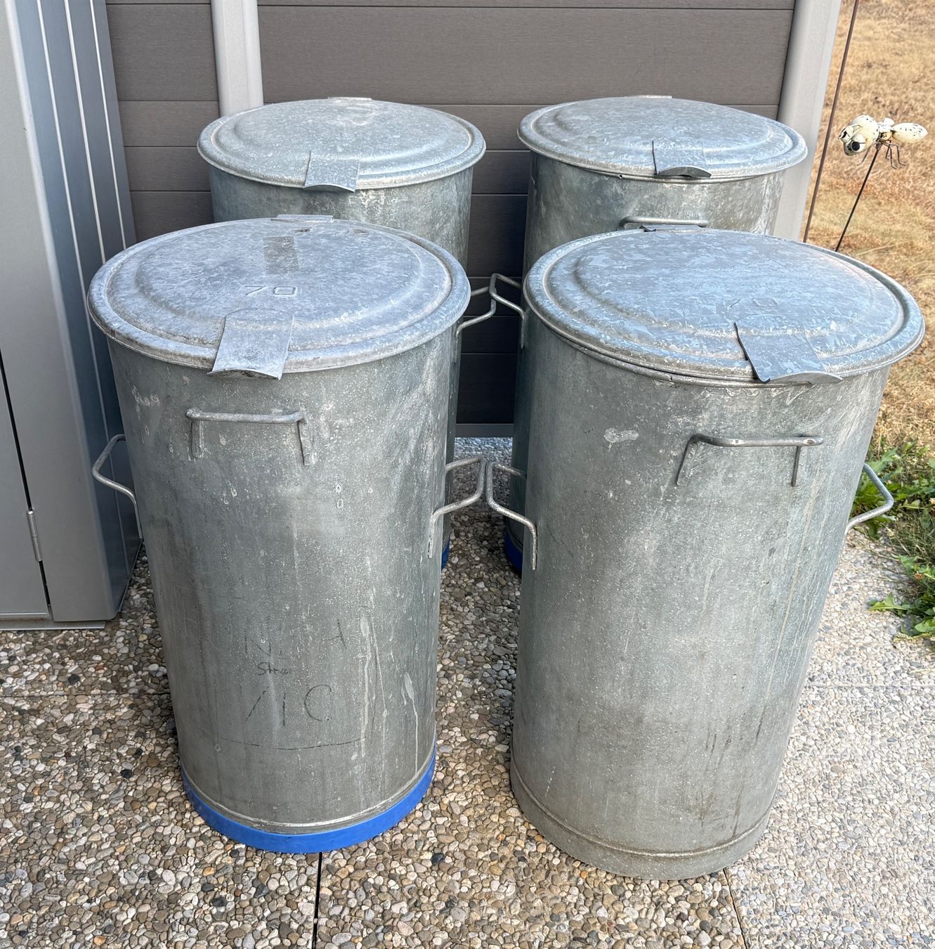 Cestini per rifiuti: Abfalleimer Tonne 70 L feuerfest – Usato da Gerlafingen venduto da sternrose 3