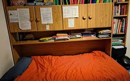 Libreria con letto